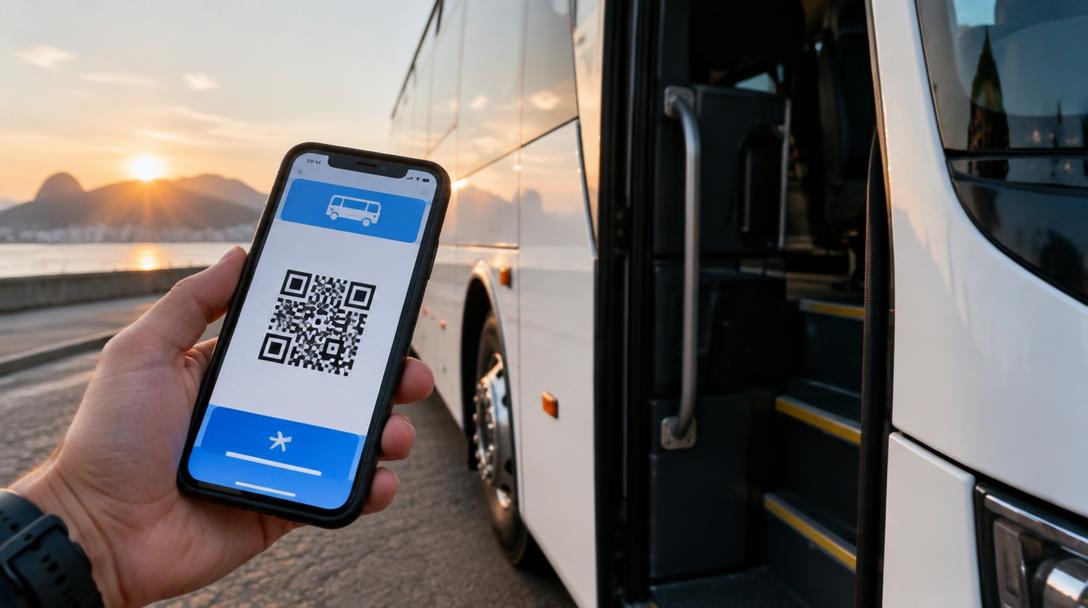 Bilhete QR Code no transporte fretado: como funciona