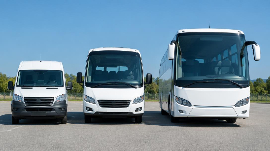 Como calcular ocupação de van, micro-ônibus e ônibus
