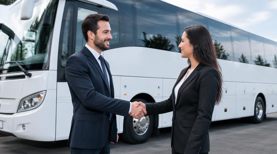 Como contratar empresa de fretamento corporativo
