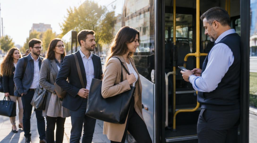 Como controlar a lotação do ônibus fretado